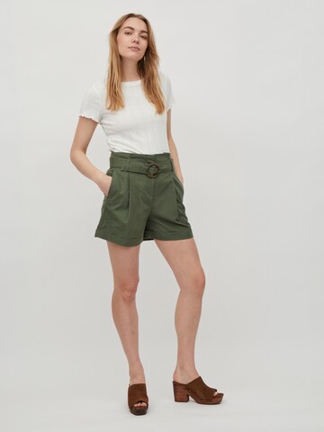 VILA Normální Kalhoty 'Wilda Lia' – zelená