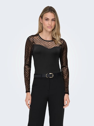 ONLY Μπλουζάκι 'ONLSABINA' σε μαύρο: μπροστά