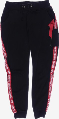 ALPHA INDUSTRIES Pants in 29 in Black: front