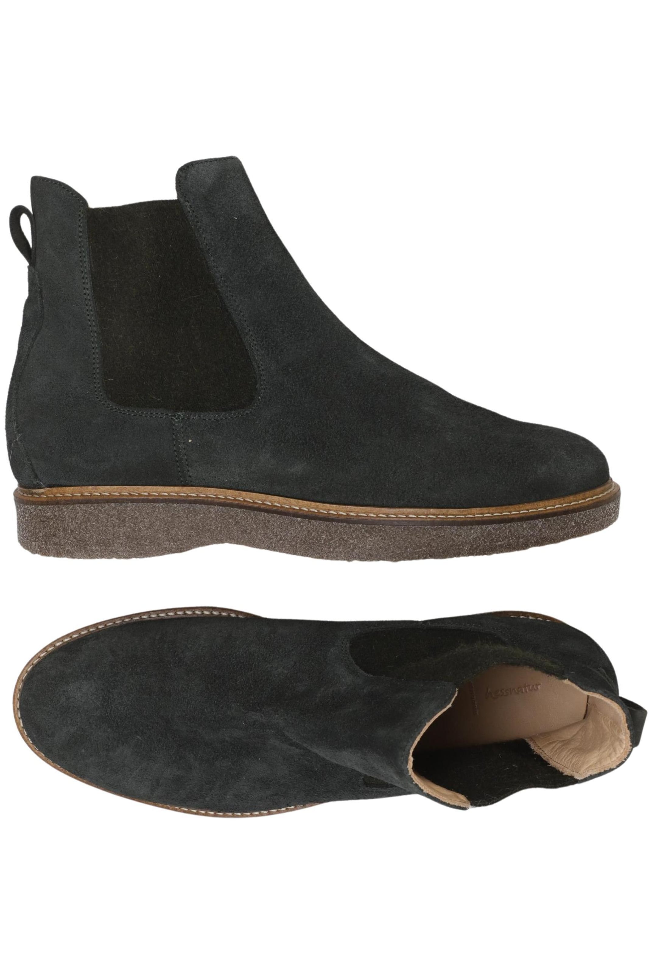 hessnatur Anke & Mid-Calf Boots in 45 in Blue: front