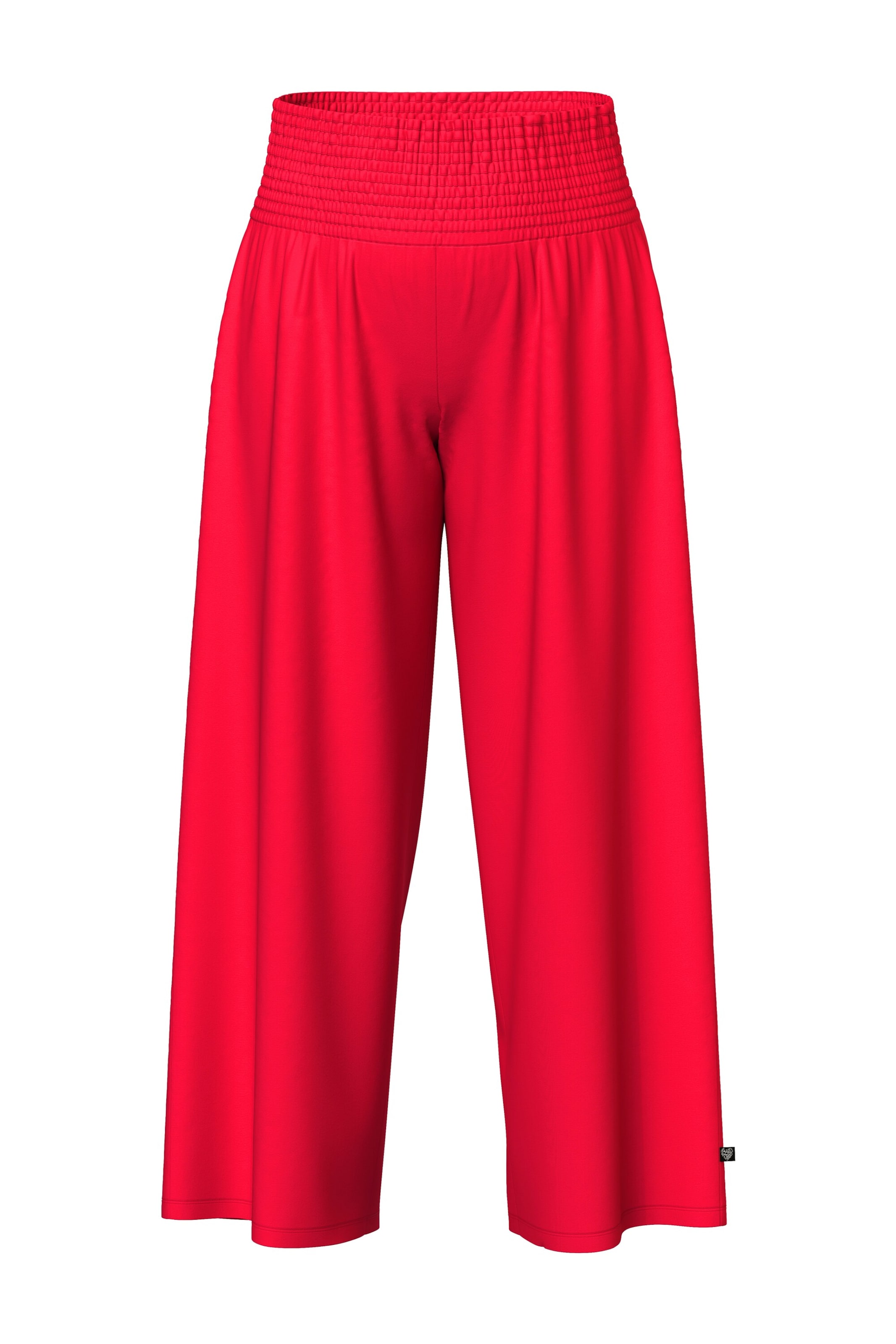 Ulla Popken Wide Leg Hose in Rot: Vorderseite