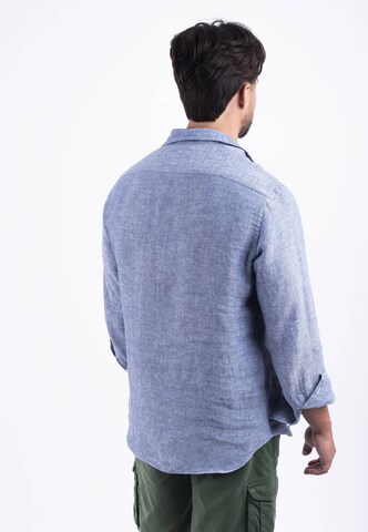 Panareha Regular fit Button Up Shirt 'BIARRITZ' in Blue