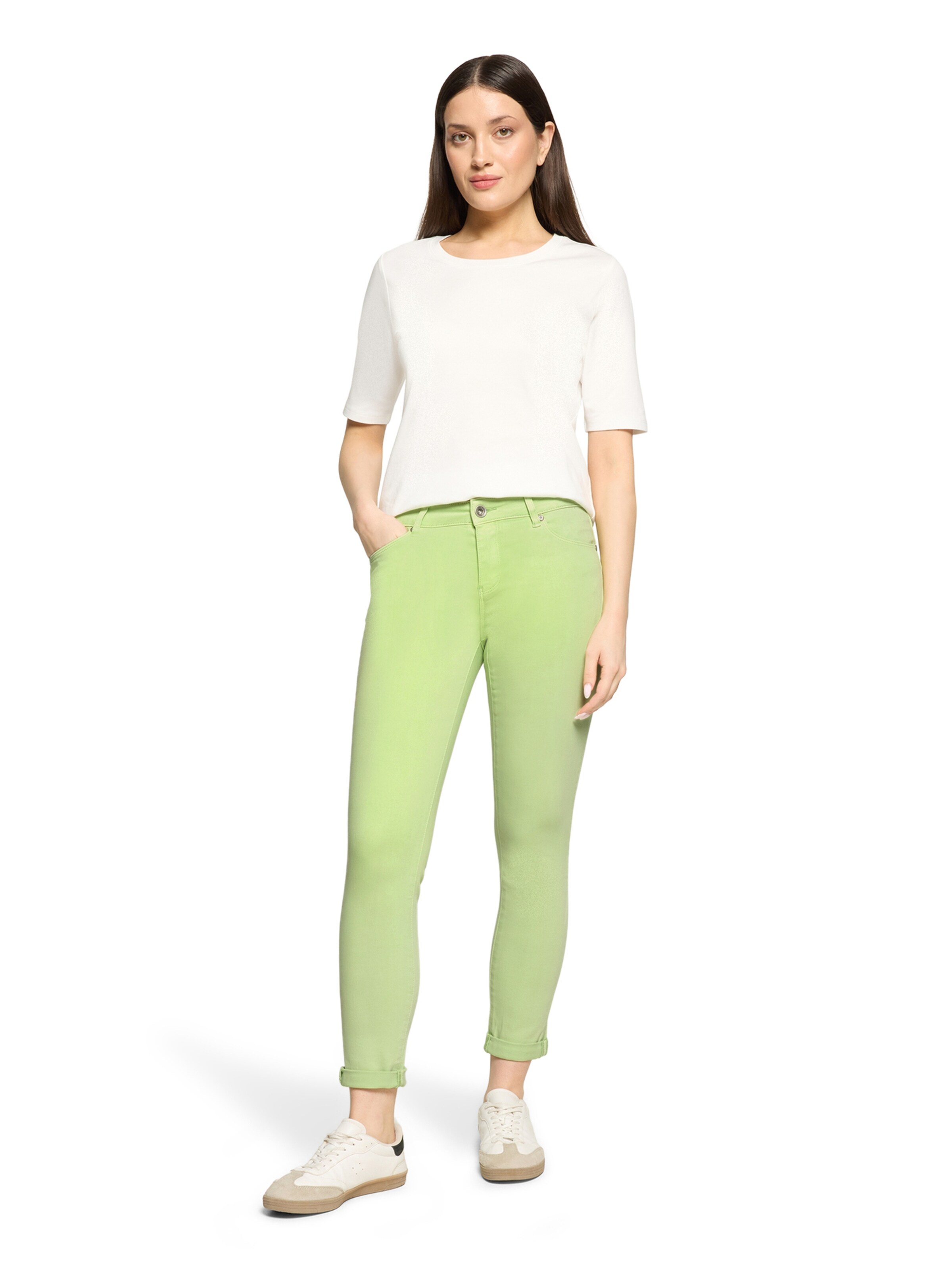 Coupe slim Jean Betty Barclay en vert