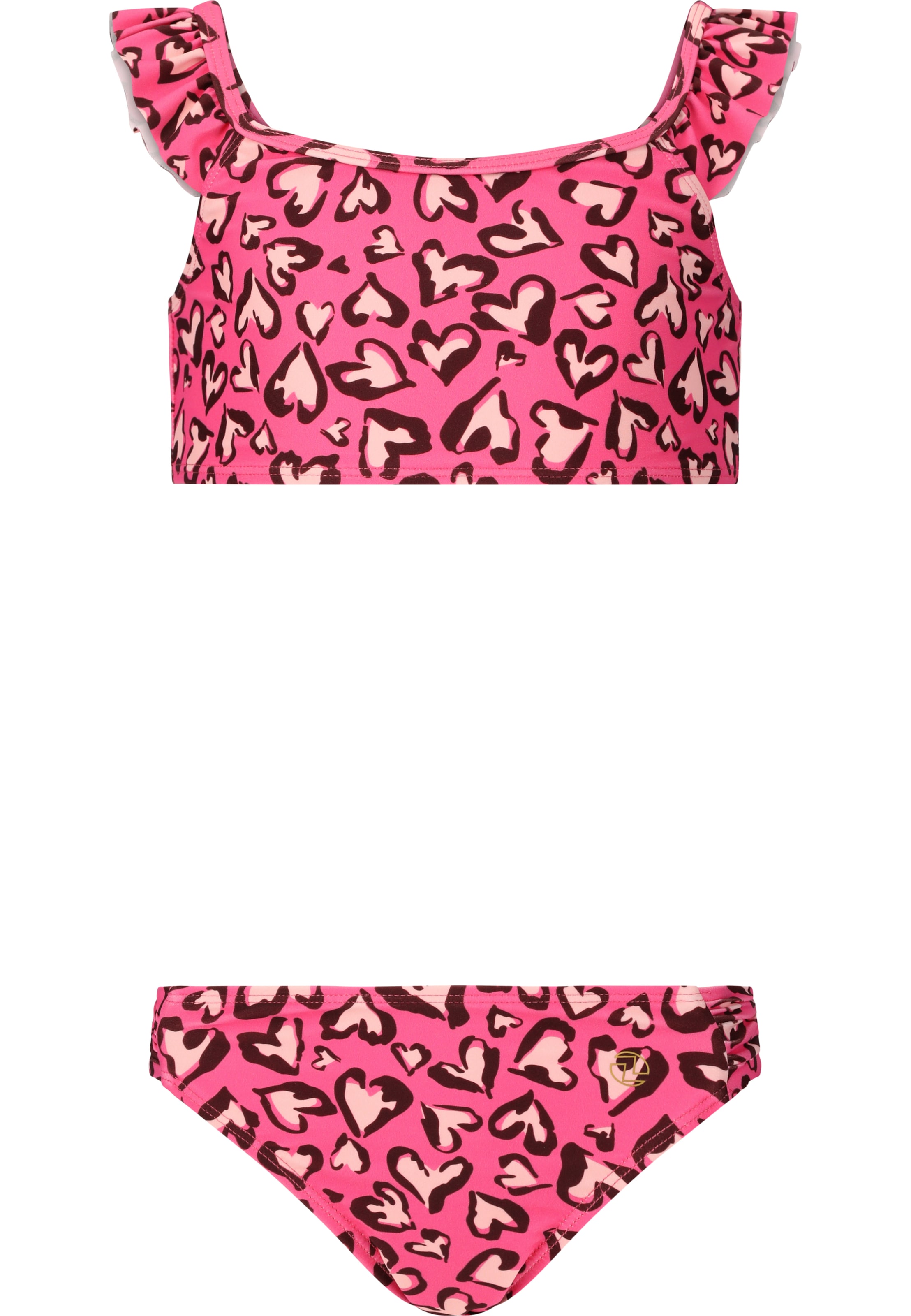 ZigZag Bikini 'Carly' in Red: front