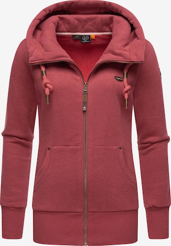 Ragwear Sweat jacket 'Neska' in Red: front