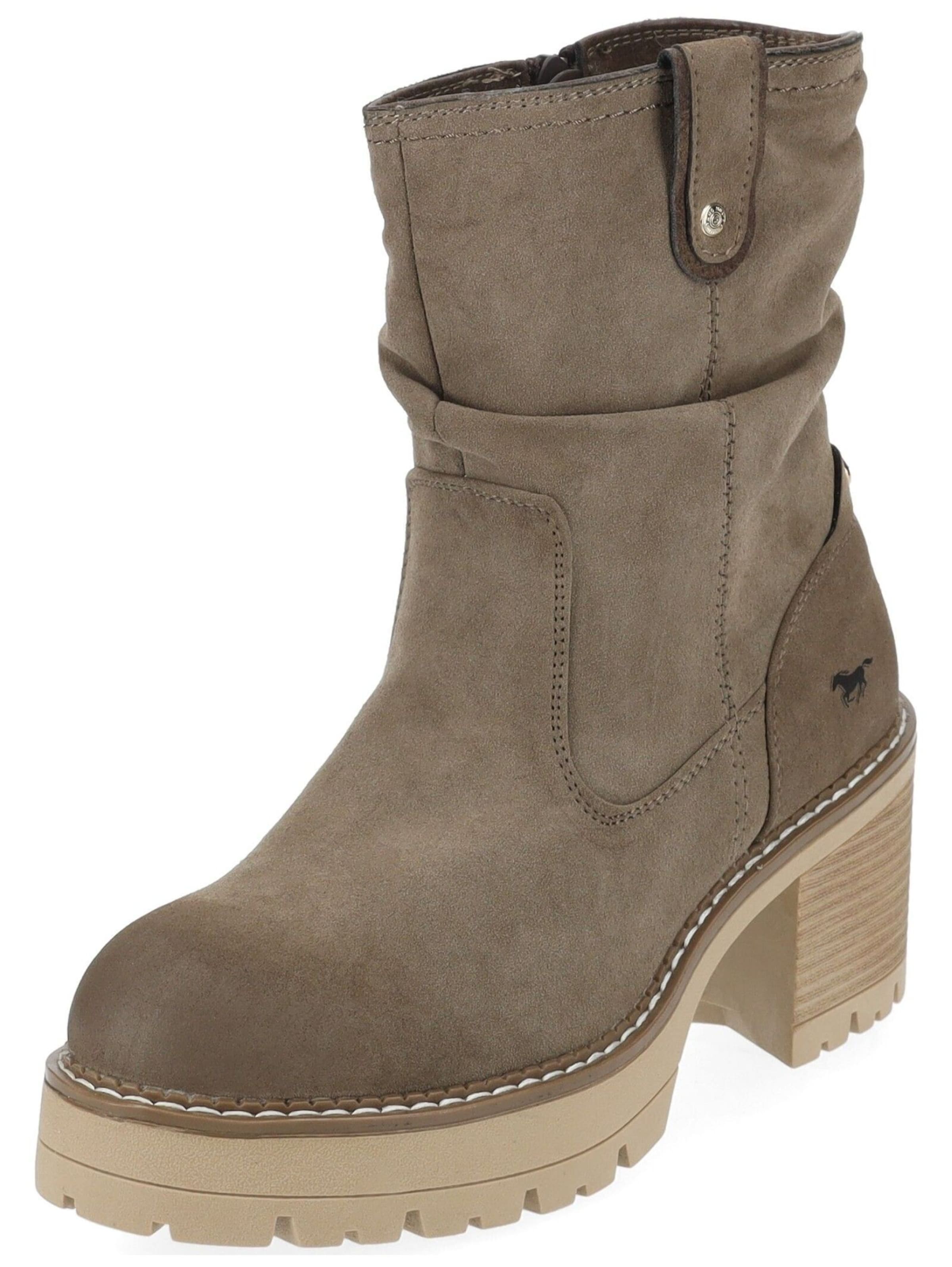Bottines MUSTANG en marron : devant