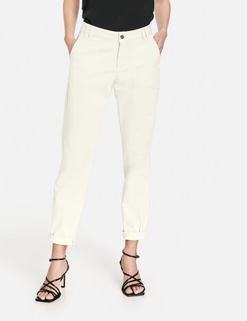 TAIFUN - regular Pantalón chino en blanco: frente