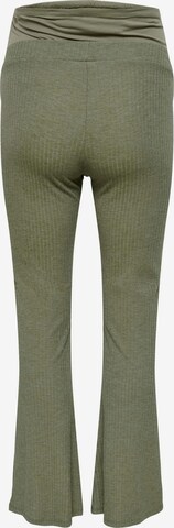 Only Maternity Flared Pants 'Nella' in Green