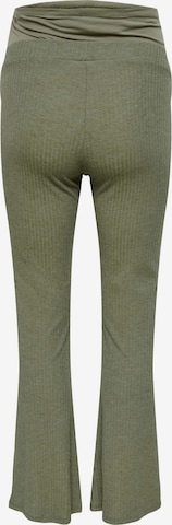 Only Maternity Flared Trousers 'Nella' in Green