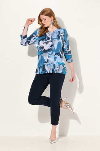 Ulla Popken Slimfit Broek in Blauw