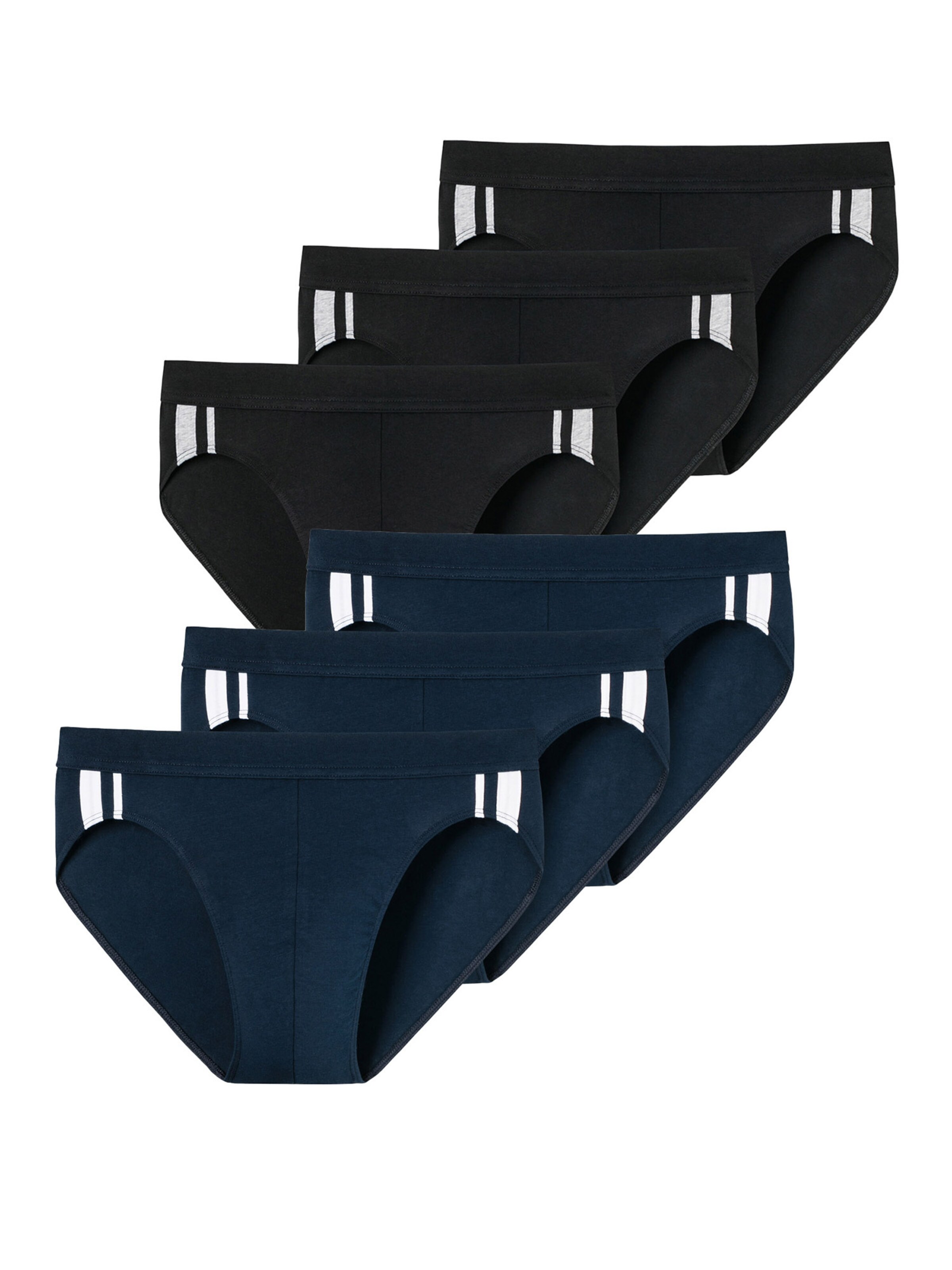 SCHIESSER Slip ' 95/5 Stretch ' in Zwart: voorkant