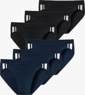 Slip ' 95/5 Stretch ' SCHIESSER en noir : devant