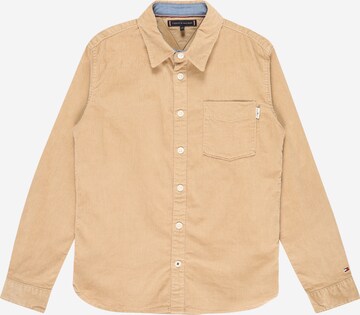 TOMMY HILFIGER Button Up Shirt 'ROY' in Beige: front
