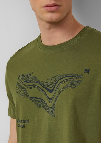 s.Oliver T-shirt i grön