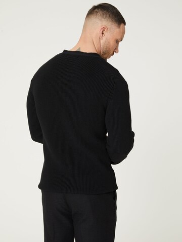 DAN FOX APPAREL Sweater 'Bilal' in Black
