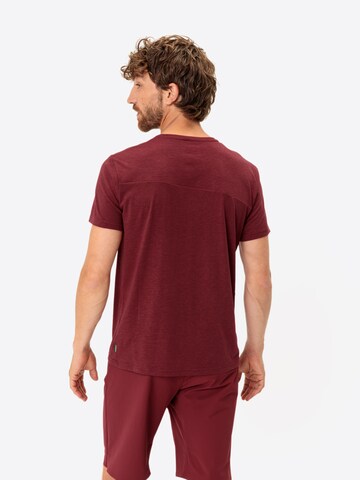 VAUDE Functioneel shirt 'Sveit' in Rood