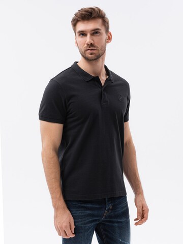 Ombre Shirt 'S1374' in Zwart: voorkant