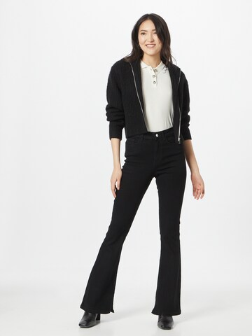 VERO MODA Flared Jeans 'SIGA' in Black