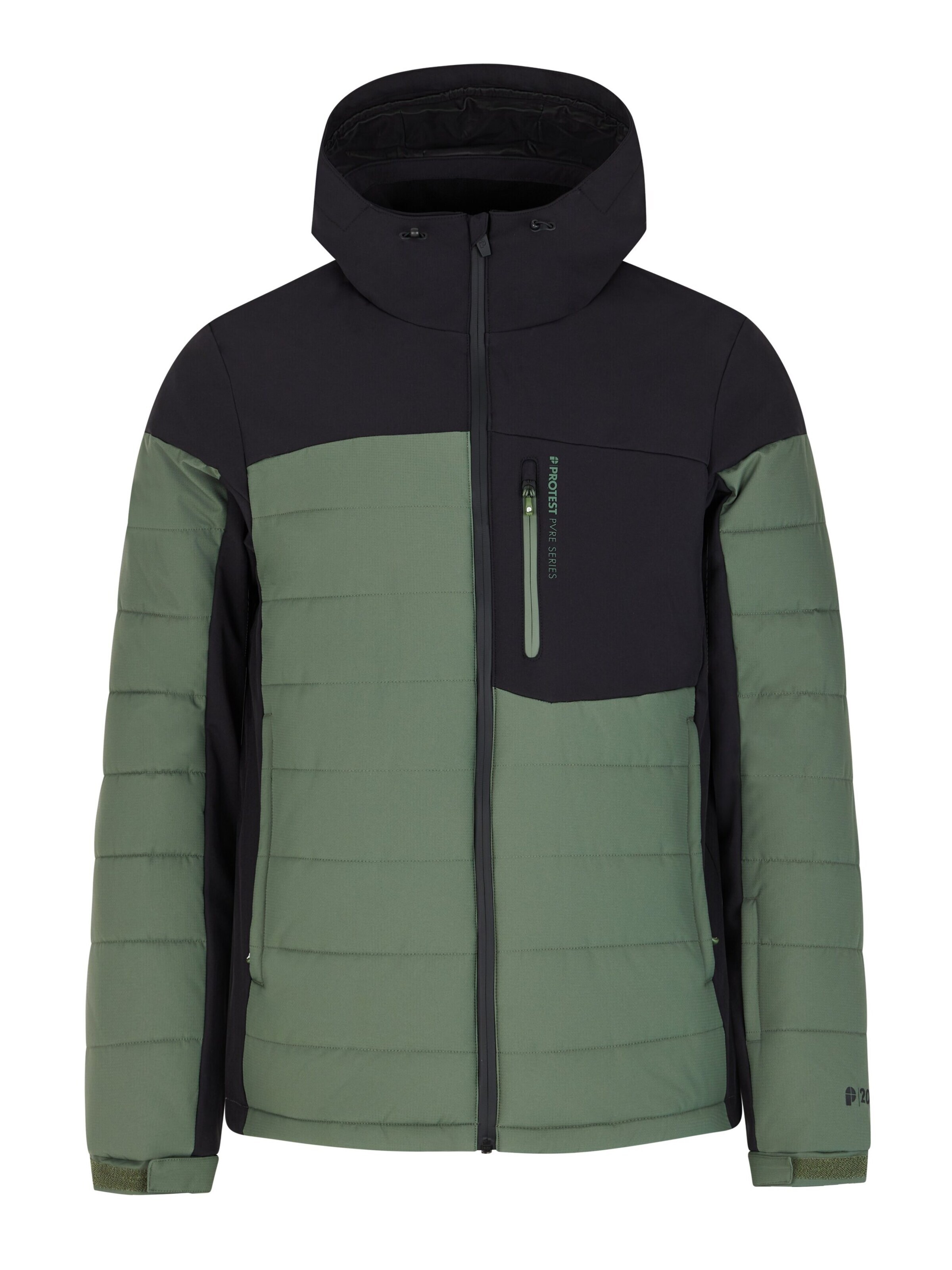 PROTEST Winterjacke 'PRTMOUNT24'‌‌‌‌‌‌‌ in Grün: Vorderseite