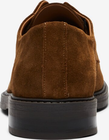 SELECTED HOMME Lace-up shoe 'Blake' in Brown