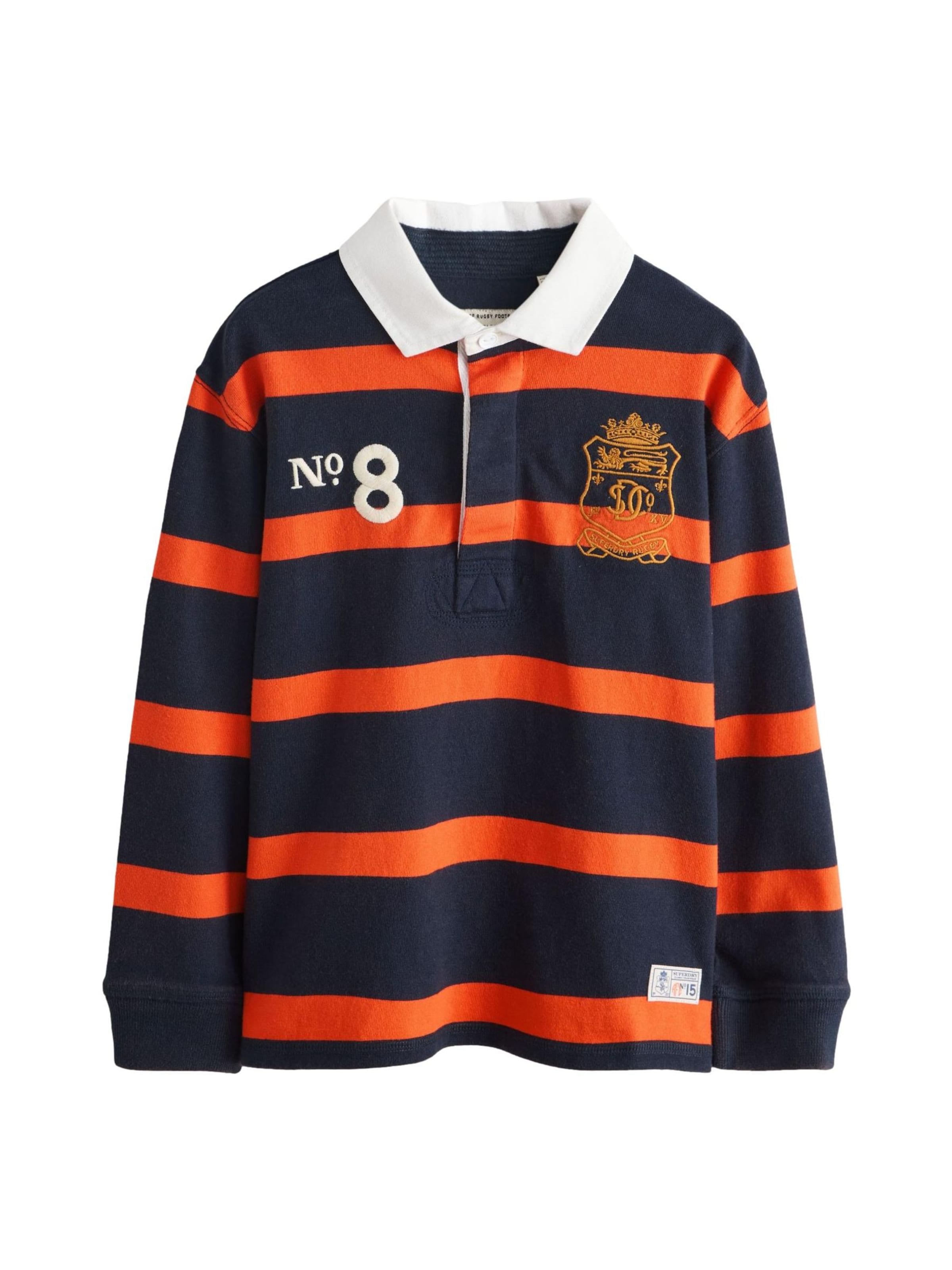 Superdry & Co Paita värissä yönsininen / oranssi / valkoinen, Tuotenäkymä