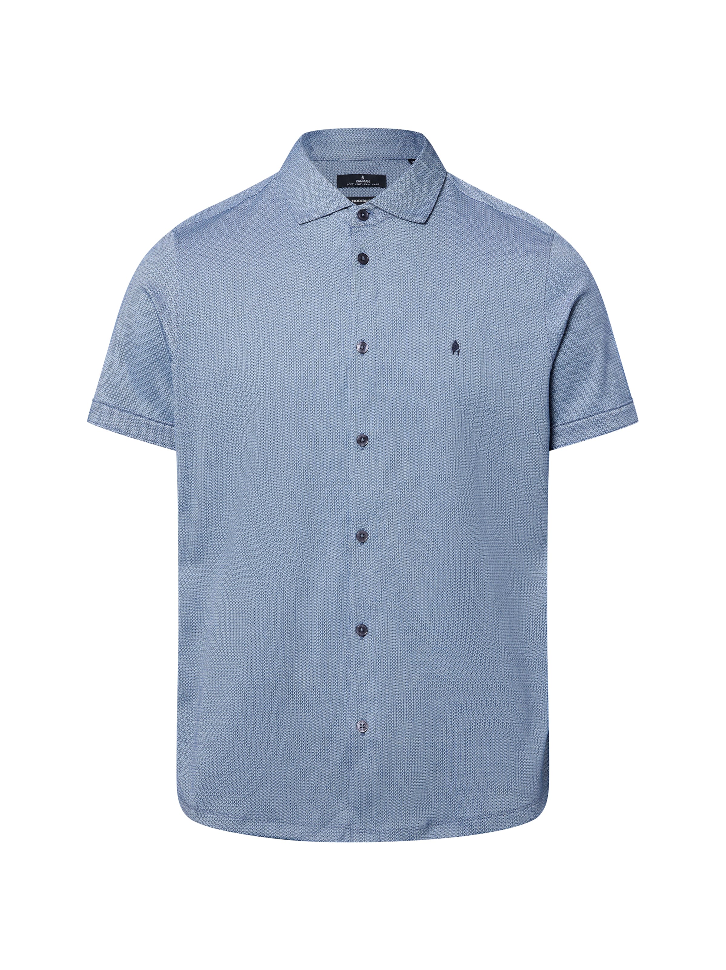 Fit confort Chemise Ragman en bleu : devant