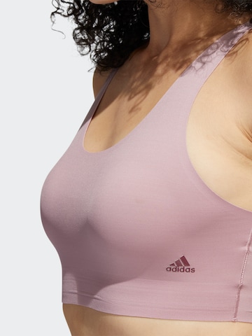 ADIDAS SPORTSWEAR - Soutien Bustier Soutien de desporto em roxo