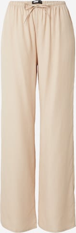 Loosefit Pantalon Tally Weijl en beige : devant