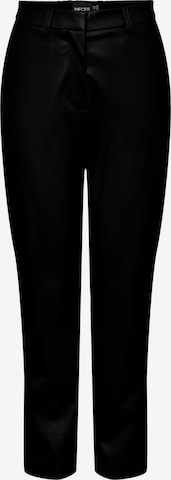 PIECES - Tapered Pantalón 'Anette' en negro: frente