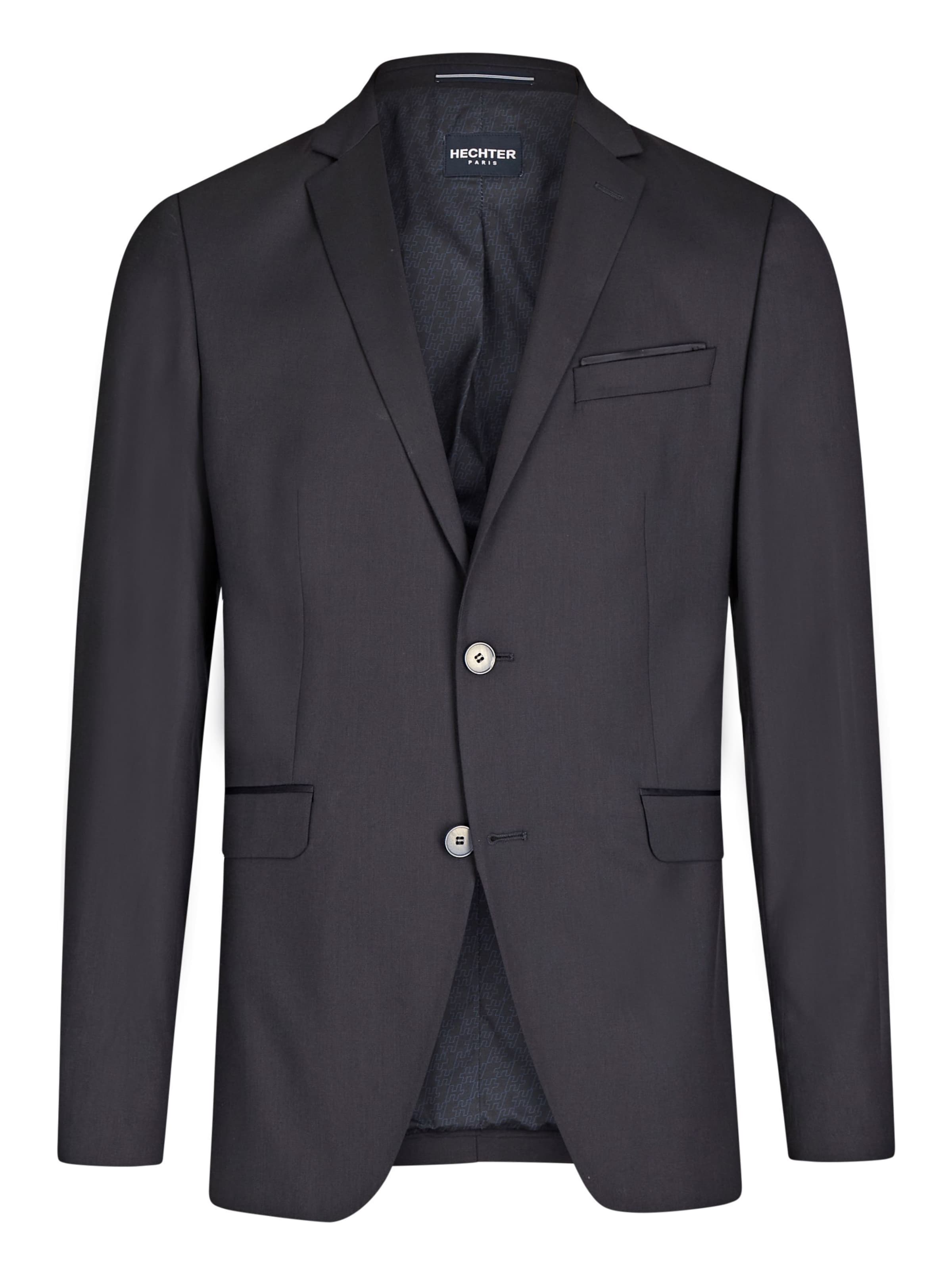 Coupe slim Veste de costume HECHTER PARIS en bleu : devant