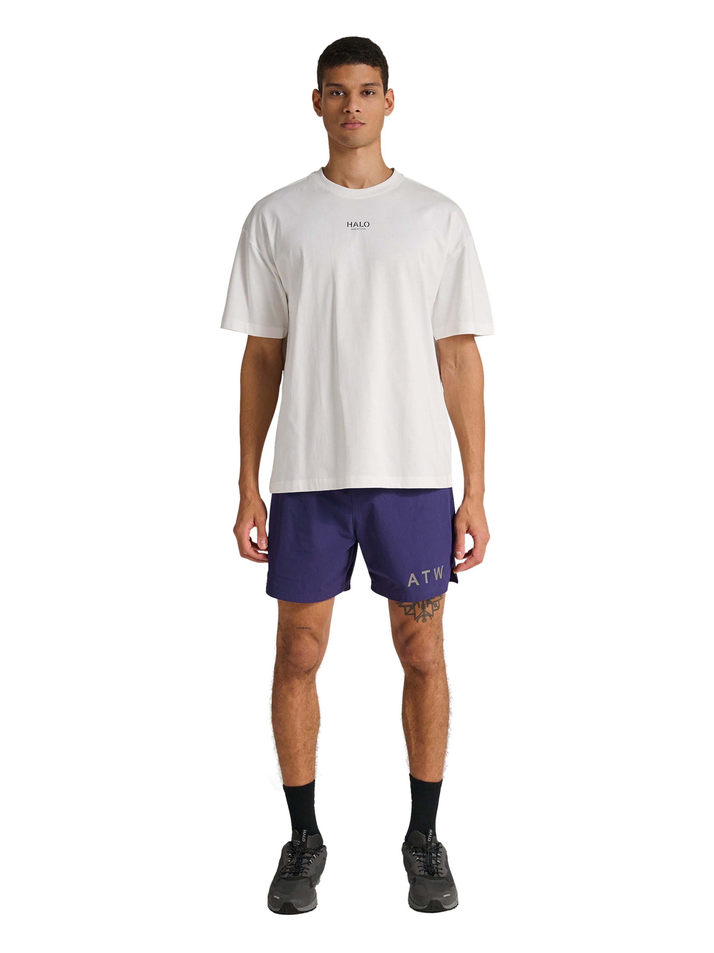 HALO Loosefit Broek in Lila