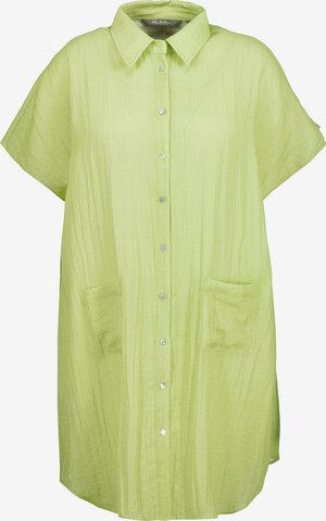 Ulla Popken Shirt Dress in Green: front