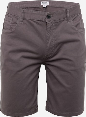 BURTON MENSWEAR LONDON - regular Pantalón en gris: frente