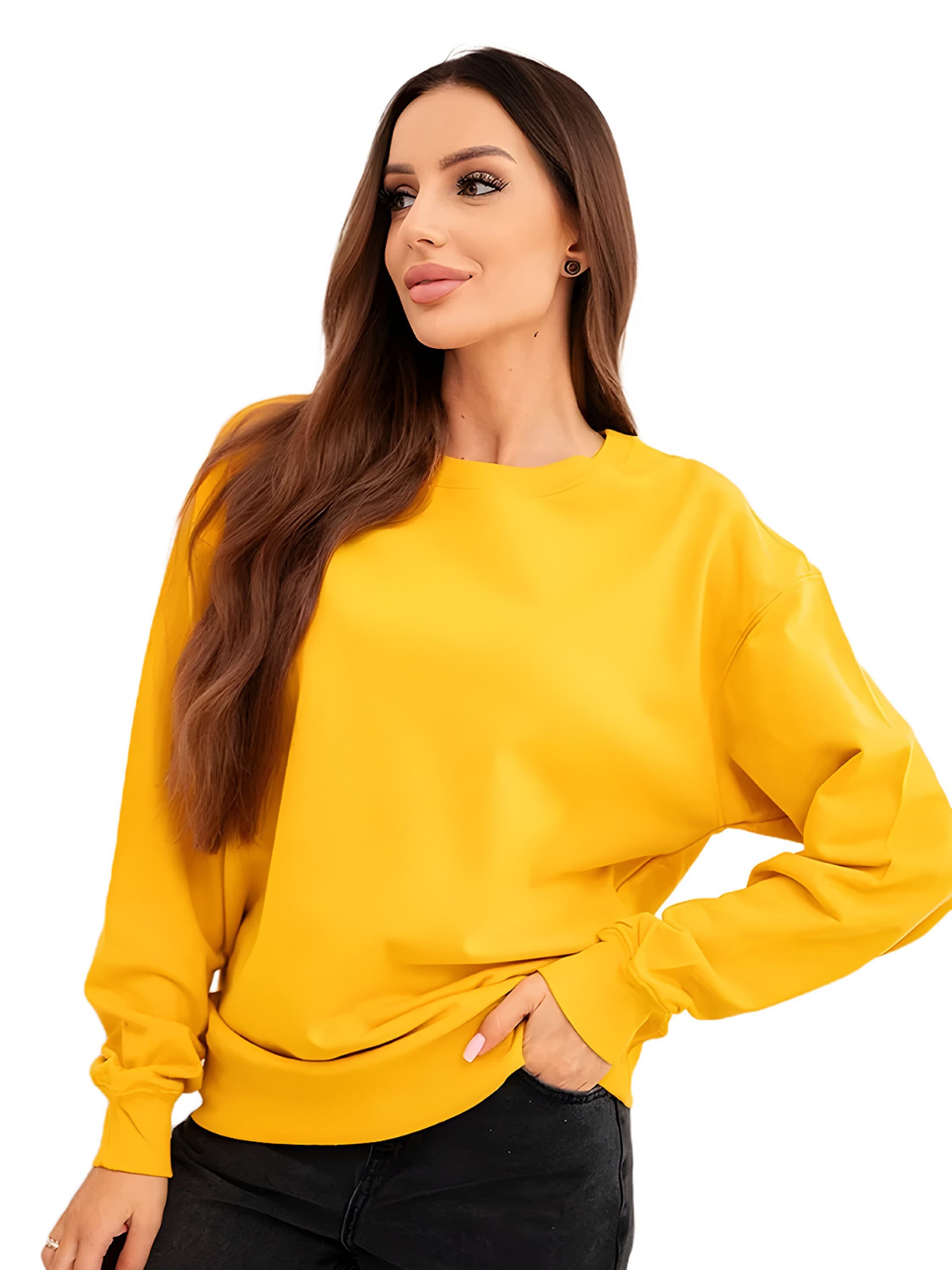 Lumera Bluzka sportowa w kolorze żółty: przód