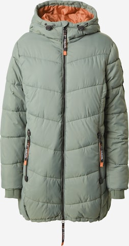 Sublevel Zimní kabát – zelená: přední strana