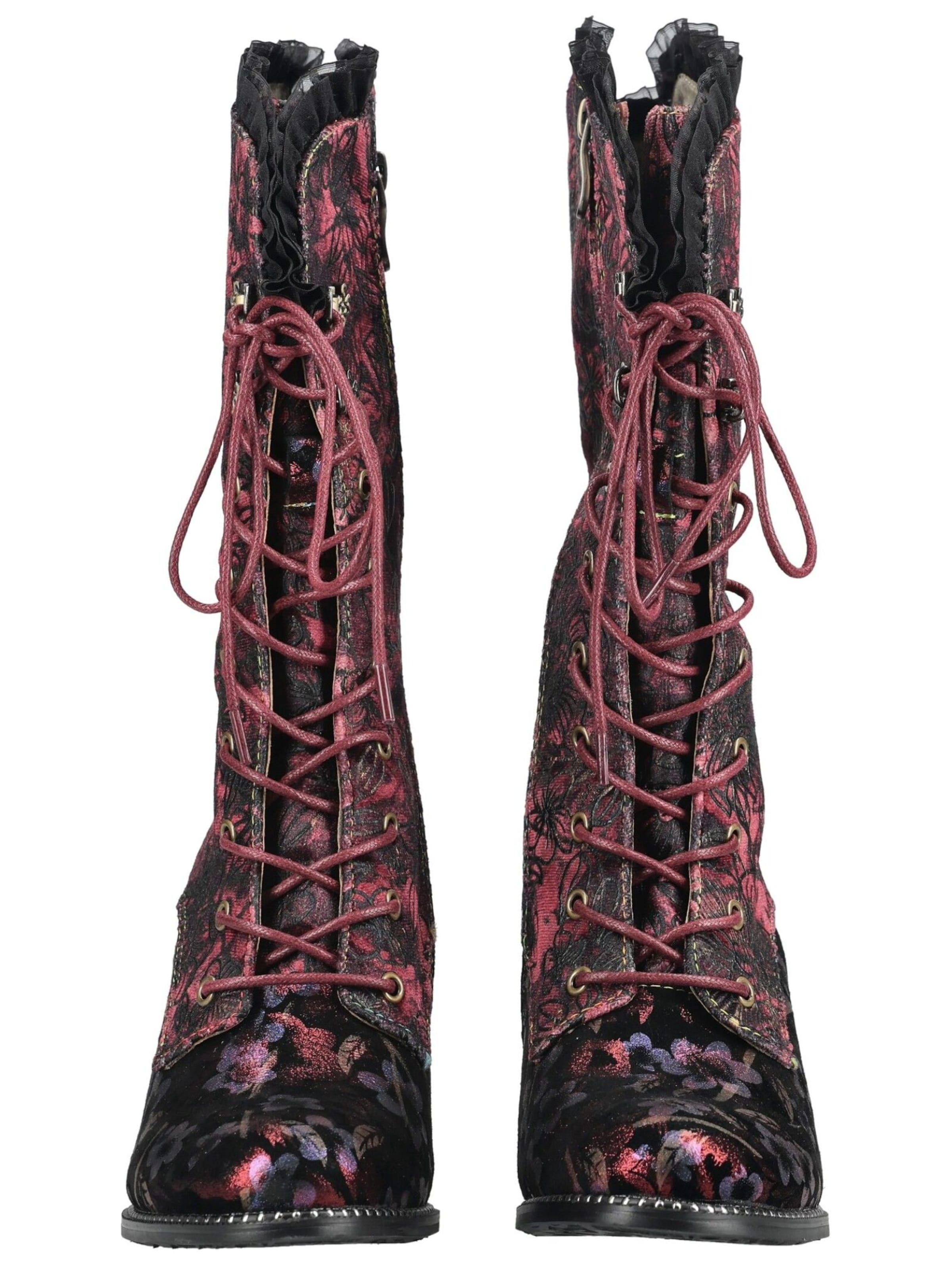 Bottes à lacets Laura Vita en noir