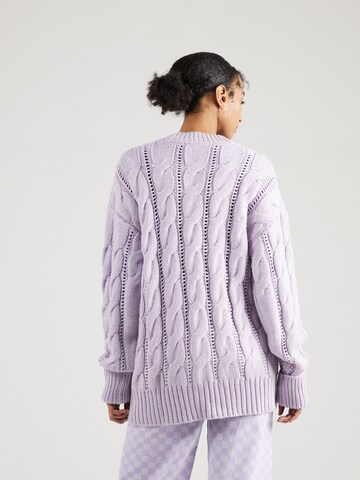 florence by mills exclusive for ABOUT YOU Knit Cardigan 'Adoring' in Purple