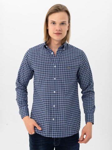 By Diess Collection Средняя посадка Рубашка в Синий: спереди