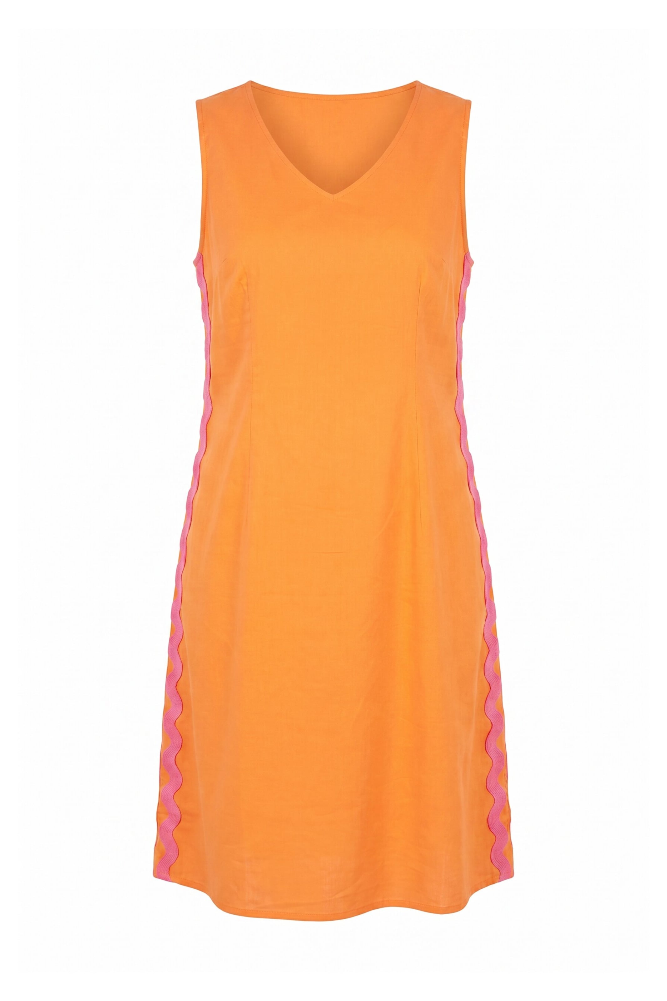 Angel of Style Jurk in Oranje: voorkant