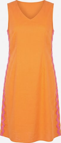 Angel of Style Jurk in Oranje: voorkant