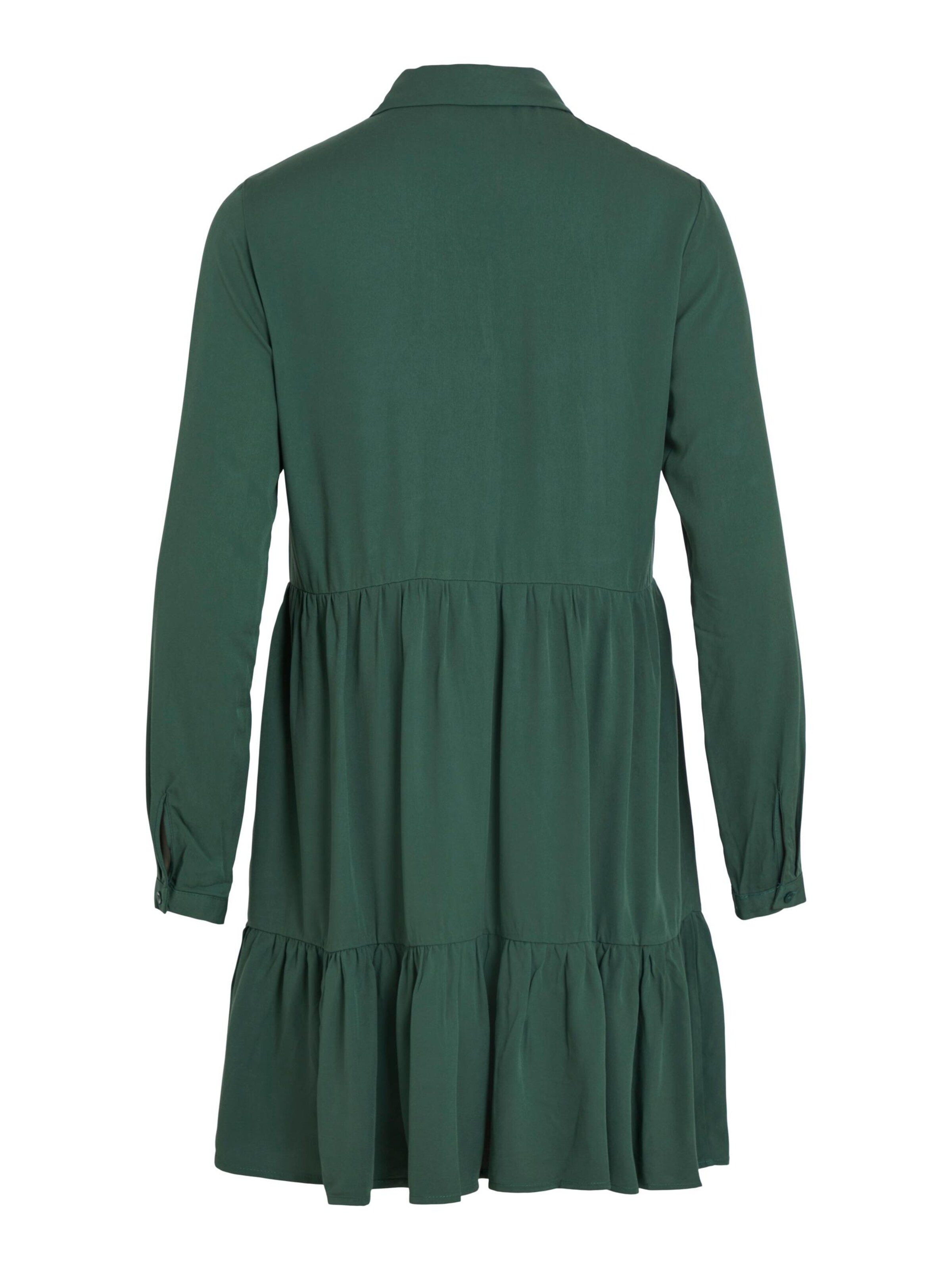 VILA Рокля тип риза 'VIMorose' в зелено
