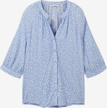 TOM TAILOR DENIM Blouse in Blauw: voorkant