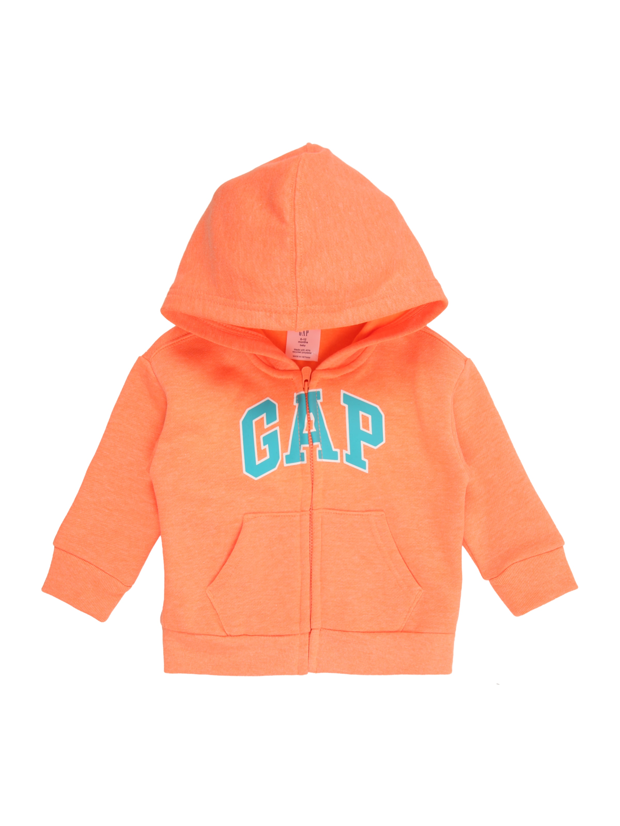 Veste de survêtement GAP en orange : devant