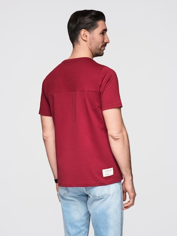 Ombre Тениска в червено