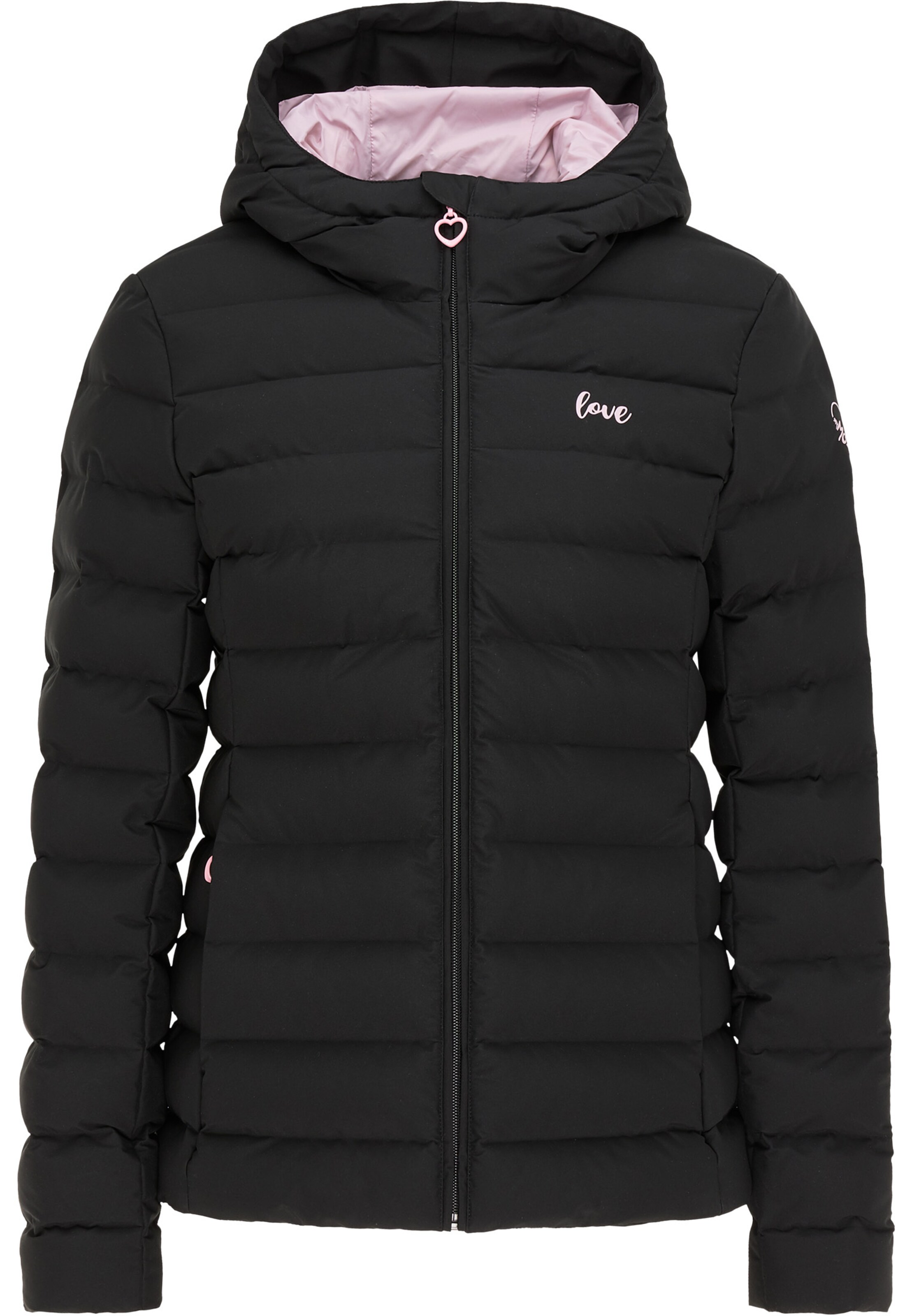 MYMO Tussenjas in Zwart: voorkant