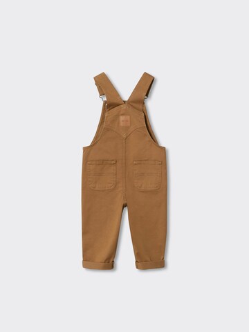 MANGO KIDS Regular Latzhose 'Luca' in Braun