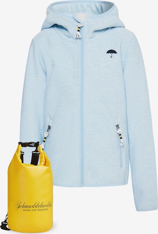 Schmuddelwedda - Casaco de velo 'Rabine' em azul: frente