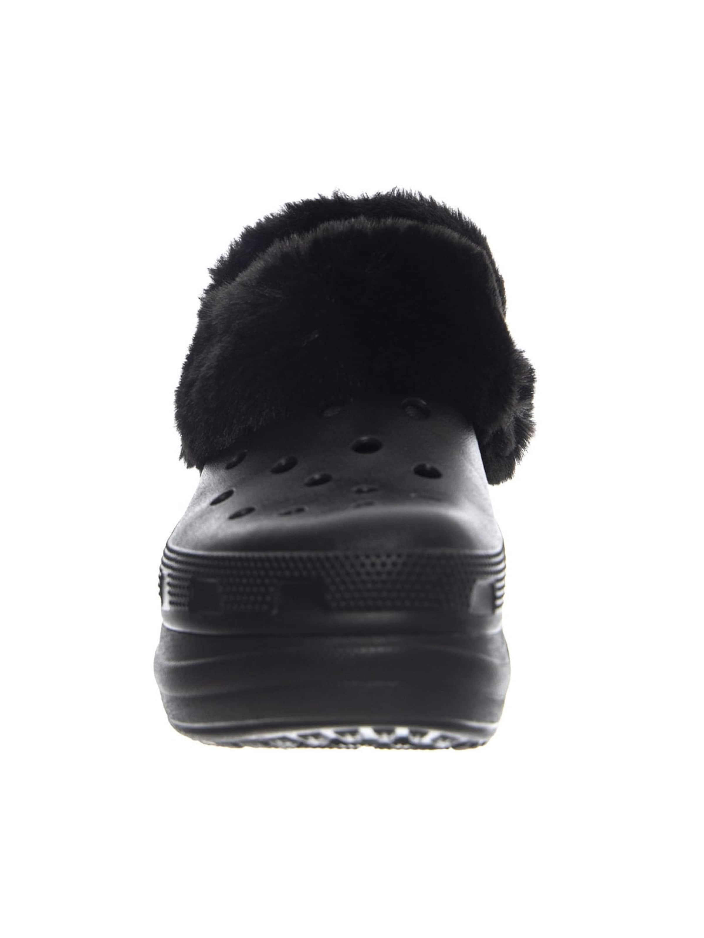 Crocs Clogs 'BAE LINED CLOG W BLACK'‌‌‌‌ in Schwarz