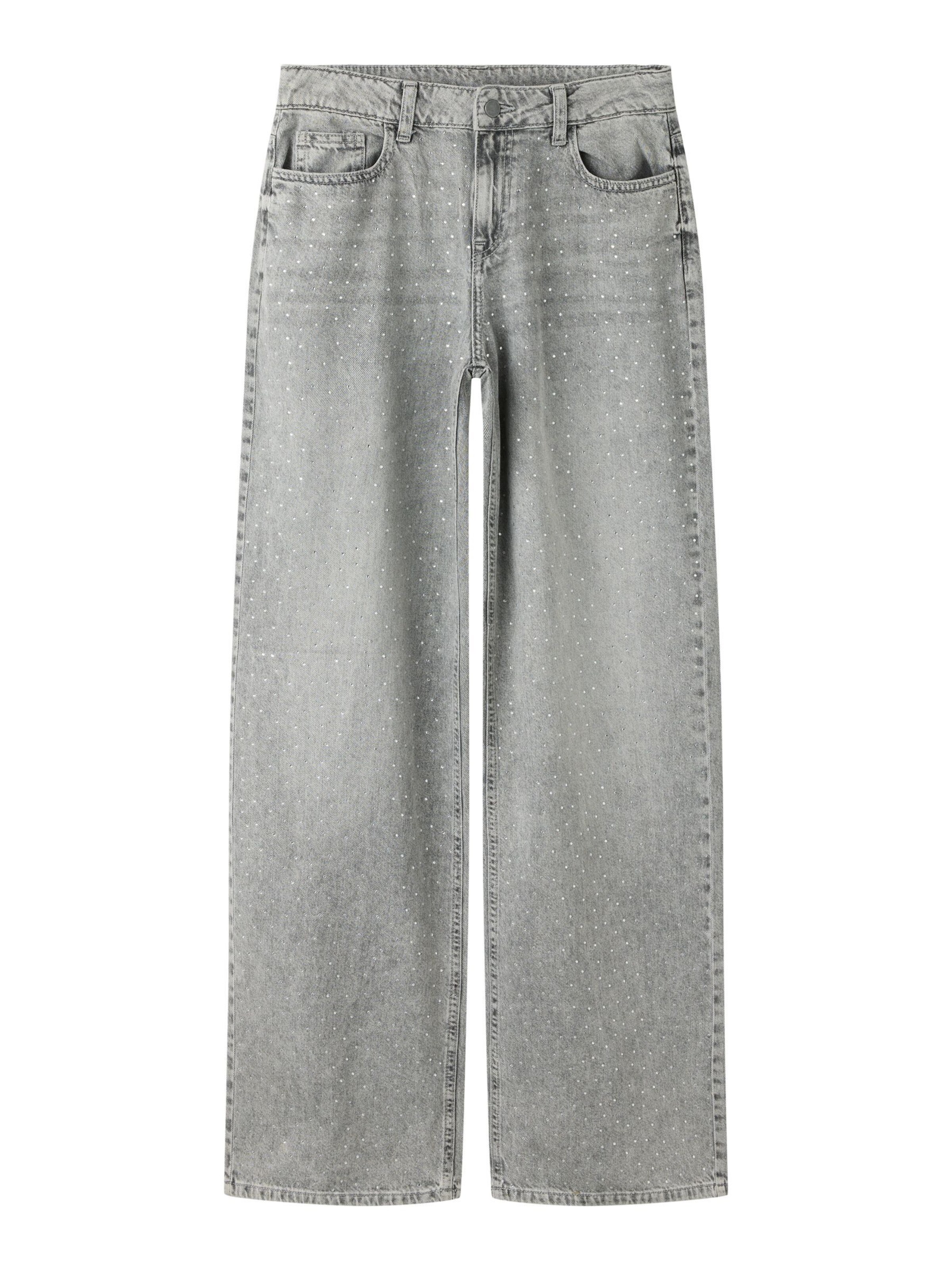 Effilé Jean TWO SOON en gris : devant