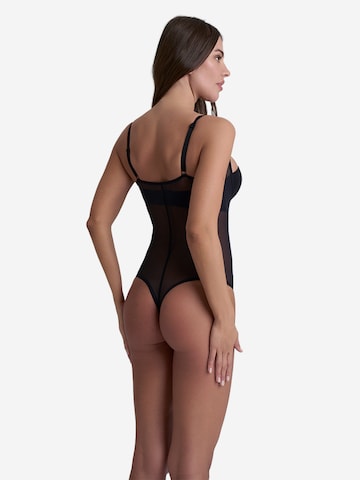 Bye Bra Shapingbody 'Forming Tulle WYOB Bodysuit' in Schwarz